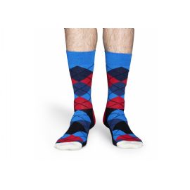 Ponožky Happy Socks s barevnými vzory, vzor Argyle Sock, M-L 41-46