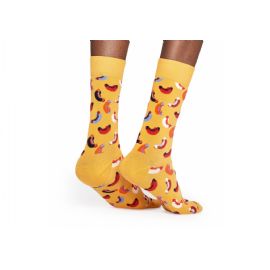 Pánské ponožky Happy Socks se vzorem Hotdogu, M-L (41-46)