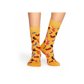 Pánské ponožky Happy Socks se vzorem Hotdogu, M-L (41-46)
