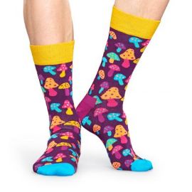 Barevné ponožky Happy Socks se vzorem Shrooms Anniversary Sock, S-M (36-40)