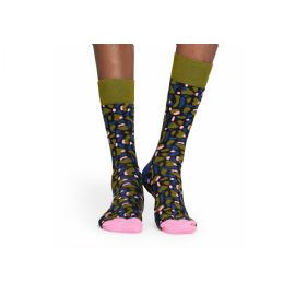 Zeleno-modré ponožky Happy Socks X Wiz Khalifa, vzor No Limit Sock, S-M (36-40)