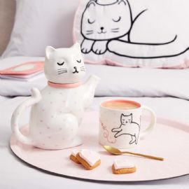 Hrnek SASS & BELLE Cutie Cat porcelán 315ml