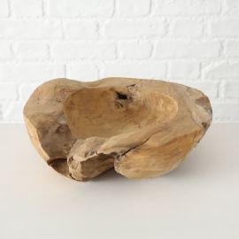 Dekorační mísa Boltze průměr 30cm, teakové dřevo