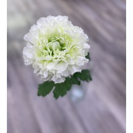 Umělá květina Gasper pryskyřník bílá 60cm