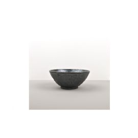 Mísa na nudle Made in Japan Black Pearl 20 cm 900 m, keramika, handmade