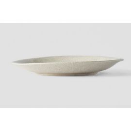 Grey mělký talíř Made in Japan, průměr 24 cm, výška 3 cm, keramika, handmade