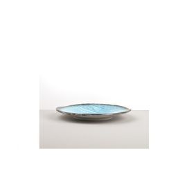 Velký talíř Made in Japan Sky Blue 27 cm, keramika, handmade