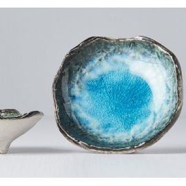 Blue malá miska Made in Japan, průměr 9 cm, výška 2,5 cm, keramika, handmade