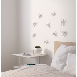 Dekorace na zeď Umbra HUMMINGBIRD kolibřík plast SET/9ks