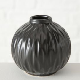Keramická váza Zalina, výška 9 cm, průměr 10 cm (cena za ks)