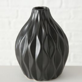 Keramická váza Zalina, výška 11 cm, průměr 11 cm (cena za ks)