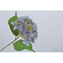 Umělá květina hortensie Silk-Ka, délka 58 cm, modrá