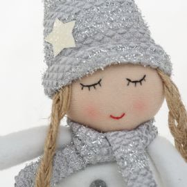 Vánoční dekorace panenka Melora Boltze, výška 28 cm (cena za ks)