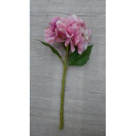 Umělá květina Gasper Mini hortenzie růžová 33 cm