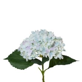 Umělá květina hortenzie Gasper, výška 53 cm, modrá