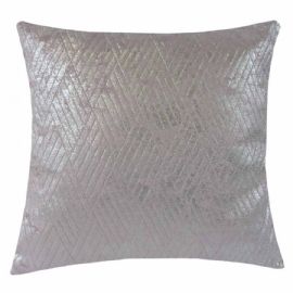 Polštář Stardeco dekorační - růžovofialový se stříbrnou 45x45cm