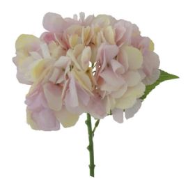 Umělá květina - svazek hortenzie - fialová, 35 cm