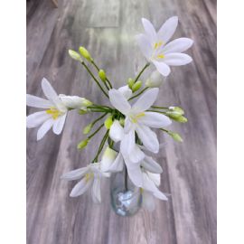 Umělá květina Silk-ka Agapanthus krémová, 70cm