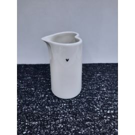 Keramická konvička Bastion Collections bílá, objem 400 ml, výška 12,5 cm (cena za ks)