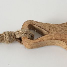 Dřevěné prkénko Boltze Lela, délka 30 cm, šířka 20 cm, výška 2 cm, mango