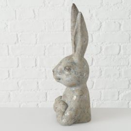 Dekorační zajíc Travis, výška 40cm, šířka 17cm, hloubka 11cm, polyresin