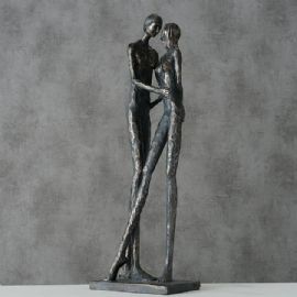 Dekorační socha Maluny, muž se ženou, 58x18,5x11,5cm, polyresin