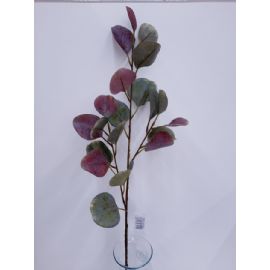 Umělá květina Gasper Eukalyptus, 75cm, zelenofialová