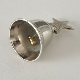 Vánoční zvoneček Liselle 11cm, hliník, 2 druhy (cena za ks)