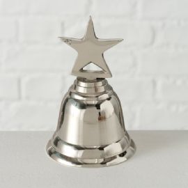 Vánoční zvoneček Liselle 11cm, hliník, 2 druhy (cena za ks)
