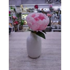 Keramická váza Gasper 13x7,5cm, bílá