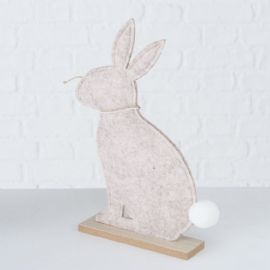 Dekorační zajíc Bunny 26cm, filc, 2 druhy (cena za ks)