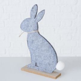Dekorační zajíc Bunny 26cm, filc, 2 druhy (cena za ks)