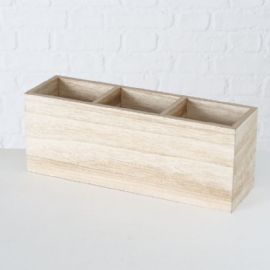 Dřevěný box Cook výška 13 cm, délka 34 cm, šířka 10 cm, 2 druhy (cena za ks)