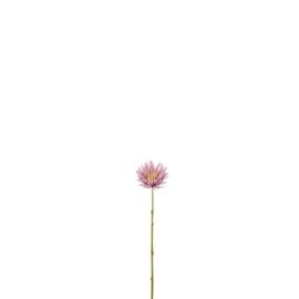 Umělá květina J-line chryzantéma 40cm, růžovofialová