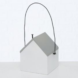 Dekorační domeček Home 10x10x12 cm, 3 druhy (cena za ks)