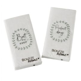 Papírové ubrousky Boltze, 12 ks v balení (cena za balení), 2 druhy
