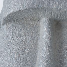 Dekorační socha Ouvar, výška 62x28x31cm, magnesia, šedá, velikonoční ostrov