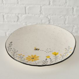 Keramický talíř Bieni 22 cm, 2 druhy (cena za ks)