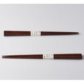Hůlky přírodní dřevo Made in Japan Dark Grained , handmade