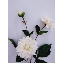 Umělá květina Gasper Jiřina 70cm, krémová