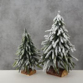 Vánoční dekorace stromeček Tanni, 26x16x16cm, přírodní
