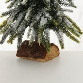 Vánoční dekorace stromeček Tanni, 26x16x16cm, přírodní