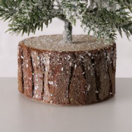 Vánoční dekorace stromeček Senja, výška 15cm, šířka 8cm, 3 druhy (cena za ks)