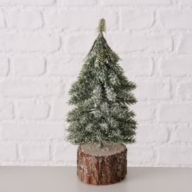 Vánoční dekorace stromeček Senja, výška 19cm, šířka 8cm, 3 druhy (cena za ks)