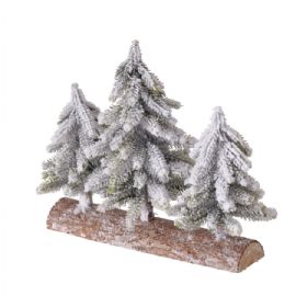 Vánoční dekorace stromeček Reika, výška 27cm, šířka 28cm, hloubka 6cm