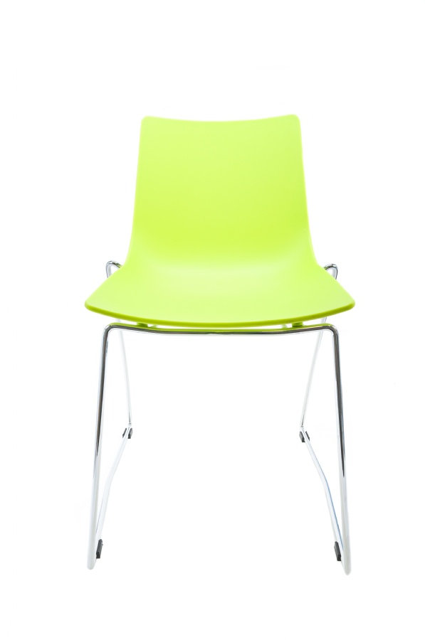 Židle F1M DELUXE - zelená - plast / kov